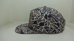 หมวกแก๊ปปีกแบนลายพรางสำหรับล่าสัตว์หมวกเชือกอำพรางแบบนิ่ม5แผงออกแบบได้ตามต้องการ - Product Image 6