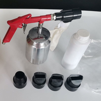 Pistolet de sablage professionnel pour machine de sablage, atomiseur antirouille avec sac à poussière, pistolet de décapage de rouille 1 kg