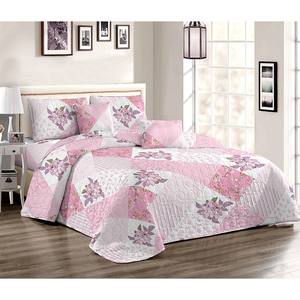 Flora Bộ chăn chắp vá, khăn trải giường nhẹ, bộ đồ Giường Mùa xuân và mùa hè Chắp vá - Product Image 4