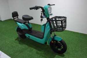 Bicicleta Eléctrica de Montaña de 350W 48V, Scooter Eléctrico Biplaza con Frenos de Tambor y Pedales, Bicicleta Eléctrica Urbana, Venta al Por Mayor de Fábrica - Product Image 3