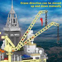 1962 PCS STEM Kit de construction de plate-forme pétrolière en haute mer pour enfants jouet éducatif de bricolage avec caractéristiques de sous-marin et d'exploration océanique