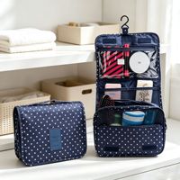 Nouvelle version coréenne : Trousse de toilette suspendue de voyage grande capacité avec sac de rangement pour la douche