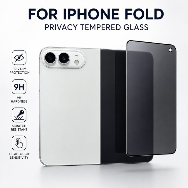 Matte Privacy Screen Protector Anti-spy Glass Film Smooth Touch for Apple for iPhone Fold Ready to Ship