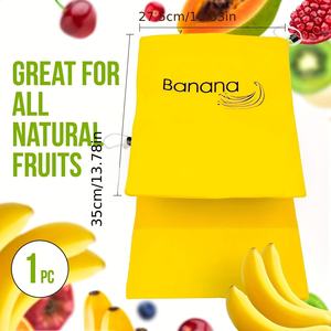 Paquete Reutilizable para Almacenamiento de Frutas y Verduras en el Refrigerador, con Cordones, para Bananas - Product Image 3