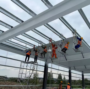 Estructuras de Acero Prefabricadas Modernas y Personalizables para Almacenes, Kits de Estructuras de Acero para Uso Comercial, Industrial y de Centros Comerciales - Product Image 1