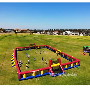 Cancha de Fútbol Inflable Personalizada para Exteriores, Cancha de Bumper Ball Hermética, Campo de Fútbol Inflable para <span class=keywords><strong>Alquiler</strong></span> y Eventos - Product Image 2