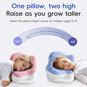 Cuscino Portatile <span class=keywords><strong>per</strong></span> <span class=keywords><strong>Bambini</strong></span> in Memory Foam Morbido, Supporto <span class=keywords><strong>per</strong></span> Testa e Collo, Cuscino Traspirante <span class=keywords><strong>per</strong></span> Camera da Letto - Product Image 3