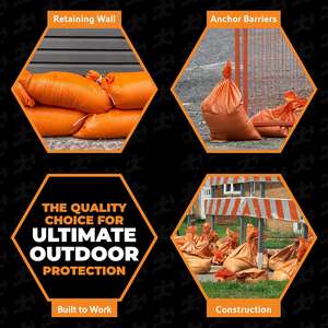 Sacs tissés en PP à prix abordable, sacs en polypropylène de 25 kg (25 lb) et sacs de <span class=keywords><strong>sable</strong></span> tissés en PP de 50 kg (50 lb) pour la lutte contre les inondations - Product Image 5