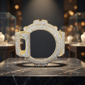Lunette de montre personnalisée sertie de diamants pour montres de luxe, fabricant OEM ODM - Product Image 1