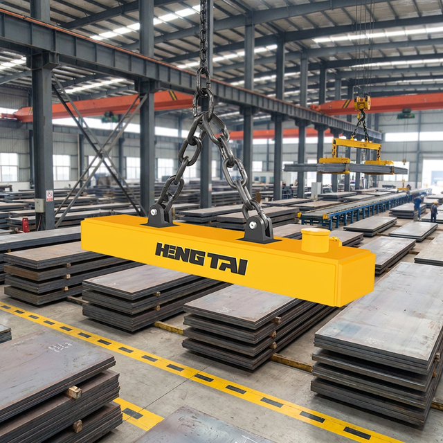 Hengtai MW84 Rectangular Electromagnetic Lifting Magnet | 3T for Steel Plates 6-32mm Adjustable Magnetic Control 1 Year Warranty