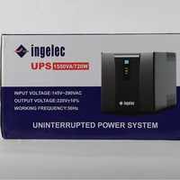 Ingelec Línea estabilizadora de voltaje doméstico Fuente de alimentación de respaldo UPS interactiva 220V 500VA 300W Batería de plomo ácido monofásica