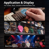 Service de conception de médiators de guitare : créez des formes et des impressions sur mesure pour correspondre aux spécifications OEM de votre marque