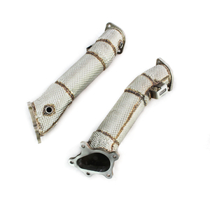 Downpipe in Acciaio Inox SUS304 per Nissan GT-<span class=keywords><strong>R</strong></span> GTR R34 R35 <span class=keywords><strong>3</strong></span>.8TT 2008-2024, Tubo Anteriore per Scarico ad Alte Prestazioni - Product Image 1