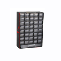 General US Boîte de rangement pour outils Boîte en plastique avec vis Pièces de rechange Boîte à outils portable à emporter