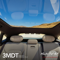 Película Inteligente para Ventanas de Auto con Control Remoto, Película de Privacidad para Techo Solar YU7