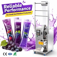 Machine de remplissage de liquides en acier inoxydable pour sachets de lait, de jus et de boissons, machines d'emballage multifonctions pour usine de vente en gros