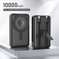 Cargador Inalámbrico Magnético 3 en 1 de 10000 mAh, Exclusivo para Relojes, Carga Rápida, Banco de Energía para Teléfono, PD 20W, Baterías de 10k
