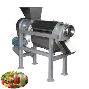 عصارة فواكه صناعية تجارية بضغط بارد سعة 500 كجم تعمل بنظام التحكم الآلي PLC لمصانع إنتاج الكاجو وجوز الهند والليمون - Product Image 2