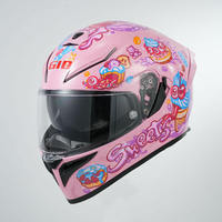 Casque de moto et de sport unisexe en ABS intégral avec visière miroir pour utilisation hors route (toutes saisons)