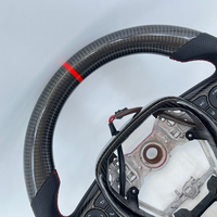 Volante de Fibra de Carbono Personalizable Profesional RPPF para Toyota Corolla / Corolla XRS con Línea de Franja Roja
