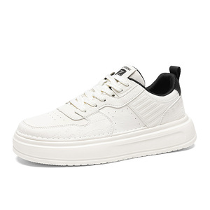 Nouvelle Arrivée 2026 – Baskets Classiques Blanches pour Hommes, Tendance, Polyvalentes, à Semelle Épaisse et Amortissante, Chaussures Décontractées pour la Marche - Product Image 5