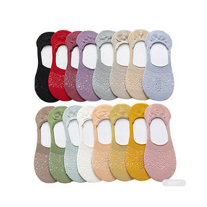 KT1- C0061 donne footie taglio basso del merletto i calzini invisibili di pizzo taglio basso della scarpa da tennis calzini delle donne - Product Image 2