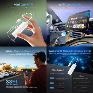 Podofo 4G Mobile Portable <b>Wireless</b> WiFi <b>Adapter</b> Module Non-SIM Network Hotspot Router USB Plug & Play for Car OEM Manufacturer - Product Image 3