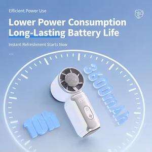 Ventilador de Mano Recargable Plegable de 3600 mAh, Mini Enfriador de Aire Portátil de Alta Velocidad para Uso en Exteriores y en el Automóvil - Product Image 2