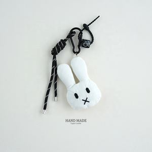 2026 Popular Conejo de Peluche Tejido Ecológico y Duradero, Llavero, Colgante para Bolso, Muñeca Decorativa para Niña, Accesorios para Coche - Product Image 3