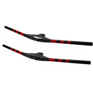 高品质碳纤维 701-800 毫米 BMX 和巡洋车兼容自行车一体式车把（带车把立管） - Product Image 1
