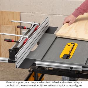 Guide <span class=keywords><strong>de</strong></span> coupe auxiliaire, extension <span class=keywords><strong>de</strong></span> guide <span class=keywords><strong>de</strong></span> scie <span class=keywords><strong>de</strong></span> <span class=keywords><strong>table</strong></span> <span class=keywords><strong>de</strong></span> chantier <span class=keywords><strong>de</strong></span> 36 pouces, support <span class=keywords><strong>d</strong></span>'alimentation ou <span class=keywords><strong>de</strong></span> sortie, fentes en T, blocs <span class=keywords><strong>de</strong></span> serrage - Product Image 5