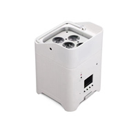 Projecteur PAR LED sans fil 18W RGBWAUV 6-en-1 pour discothèque, DJ, DMX, à batterie, pour fêtes et mariages