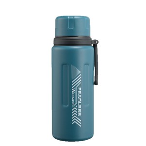 Bouteille isotherme portable grande capacité pour extérieur, 600ml 800ml 1000ml, en acier inoxydable 304 avec poignée de transport - Product Image 6