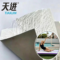 Tissu PVC double paroi TIANJIN à points de soudure, haute résistance à la déchirure, matière première enduite pour tapis de gymnastique gonflable Air Track