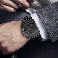 2024 Meilleures ventes Montres d'affaires à quartz en acier inoxydable pour hommes Bracelets personnalisés résistants à l'eau Affichage analogique de haute qualité
