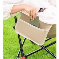 Chaise de camping à dos haut chaise de camping de pêche de plage portable en plein air