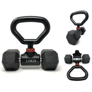 FDFIT Home gym fitness Haltere Kettlebell Grip Converter Força treinamento mão Grip