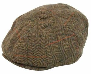 Unisex <strong>Peaky</strong> <strong>Blinders</strong> <strong>Hat</strong> Newsboy Flat <strong>Hat</strong> Herringbone Tweed Wool Baker Boy <strong>Hat</strong> - Product Image 5
