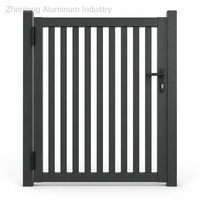 Portails d'entrée contemporains de luxe en aluminium avec design automatique étanche pour usage résidentiel