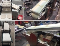 Machine entièrement automatique de fabrication de tortillas et de chapatis de 5 à 40 cm, machine à pain arabe pita, machine à paratha et roti, ligne de production de pains plats