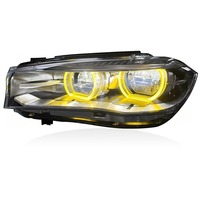 Phares HETOP F15 X5 2014-2018, mise à niveau, double couleur, phare LED de voiture, DRL, style Ikon, lumière laser, accessoires modifiés pour BMW