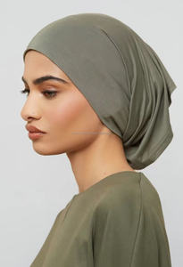 Hot Selling Costom Undercaps Wholesale <strong>Hijab</strong> <strong>Undercap</strong> with Grips Inside Matching Muslim Plain <strong>Hijab</strong> Australia - Product Image 2
