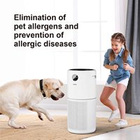 Purificateur d'air domestique portable SOTO Y8, filtre HEPA H13 et filtre à charbon actif, photocatalyseur, ions négatifs, affichage LED WiFi