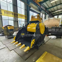 Bucket Excavator Penghancur Struktur yang Diperkuat untuk Pembongkaran Tugas Berat