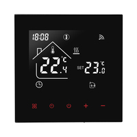 Termostato de calefacción de agua programable con wifi, termostato digital industrial con pantalla táctil