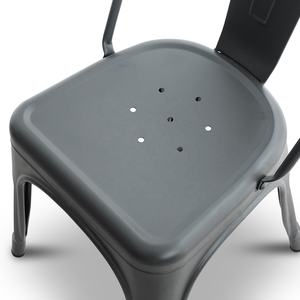 Industrial al aire libre Tolixs <span class=keywords><strong>mate</strong></span> café restaurante moderno recubrimiento en polvo <span class=keywords><strong>Silla</strong></span> de comedor de metal - Product Image 3