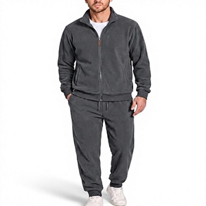 Ensemble de survêtement unisexe rétro bicolore noir rose bleu, veste à cordon de serrage et pantalon de jogging, vêtements de sport décontractés 100% coton écologique - Product Image 4