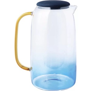 Borosilicato Brocca di Vetro Con Le Tazze Coperchio di Silicone <span class=keywords><strong>Acqua</strong></span> <span class=keywords><strong>Caraffa</strong></span>/Brocca Per <span class=keywords><strong>Acqua</strong></span> E Succo di Bevande - Product Image 5