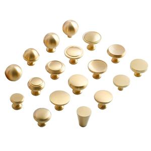 Minimalistische Moderne Luxus-Messingknöpfe Runde Schubladenknöpfe für Hochwertige Küchenschränke und Kleiderschranktüren - Product Image 6