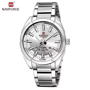 Reloj de Pulsera de Cuarzo de Lujo para Hombre <span class=keywords><strong>NAVIFORCE</strong></span> <span class=keywords><strong>9038</strong></span>, Resistente al Agua, de Acero Inoxidable, con Esfera de 40 mm de Diámetro, Estilo Deportivo, Casual y de Negocios - Product Image 2